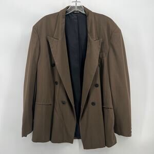 Vintage Biblo Club Brown Blazer 50 Made in Italy XL 24” P2P